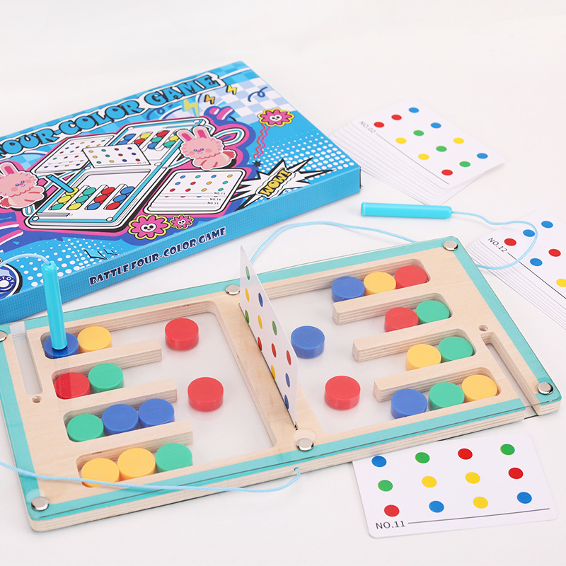 Board Game Family - Magnetic Movement Board Game, Two-Player Family
