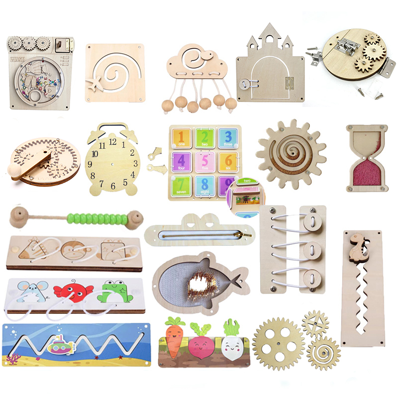 Board Game Enthusiast - Baby Busy Board Accessories Montessori Toys