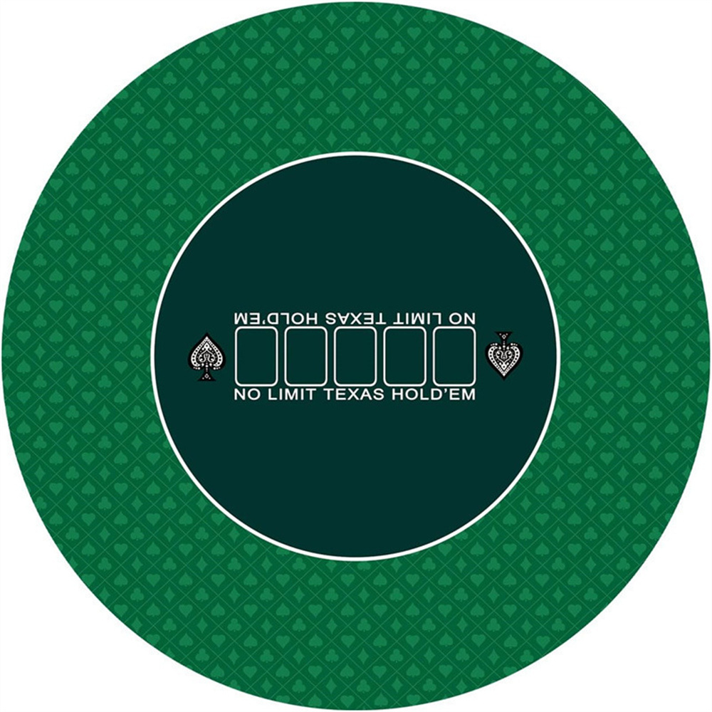 Board Game Enthusiast - Round Rubber Professional Casino Mat Entertainment