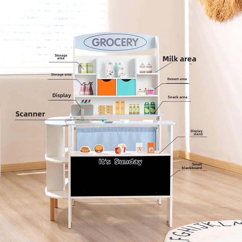 Montessori Wood Grocery Store  - Board Game Store avis et prix