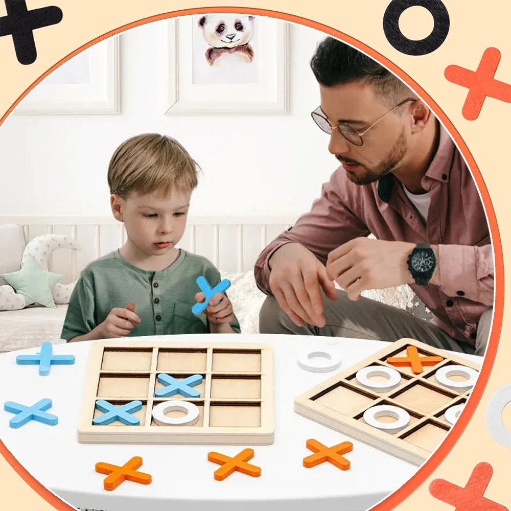 Wooden XO Tic Tac Toe Game Min - Board Game Enthusiast avis et prix