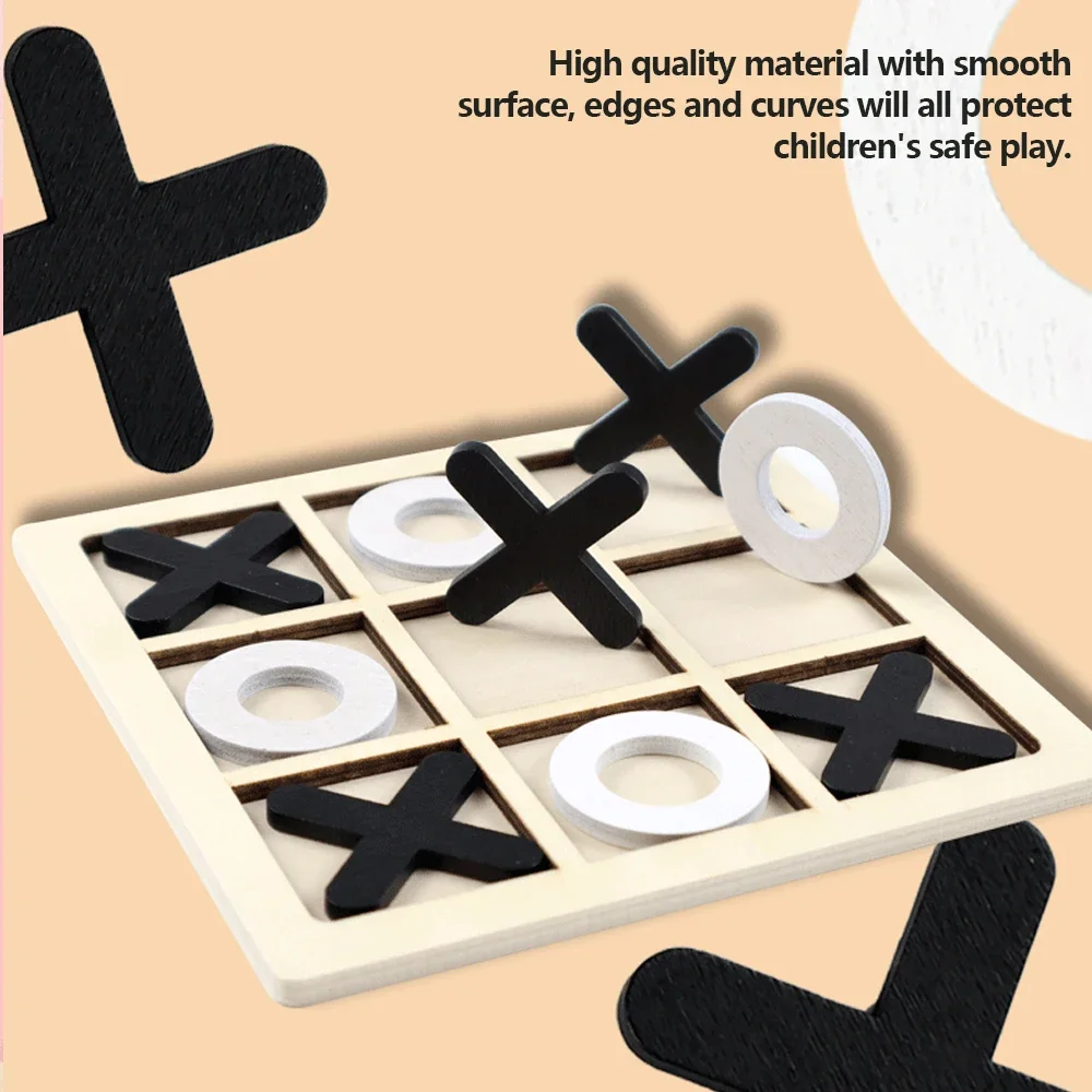 Wooden XO Tic Tac Toe Game Min - Board Game Enthusiast avis et prix