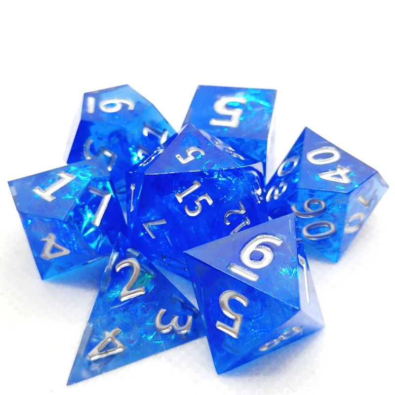 7PCS resin sharp polyhedral di - Dice Set Polyhedral avis et prix
