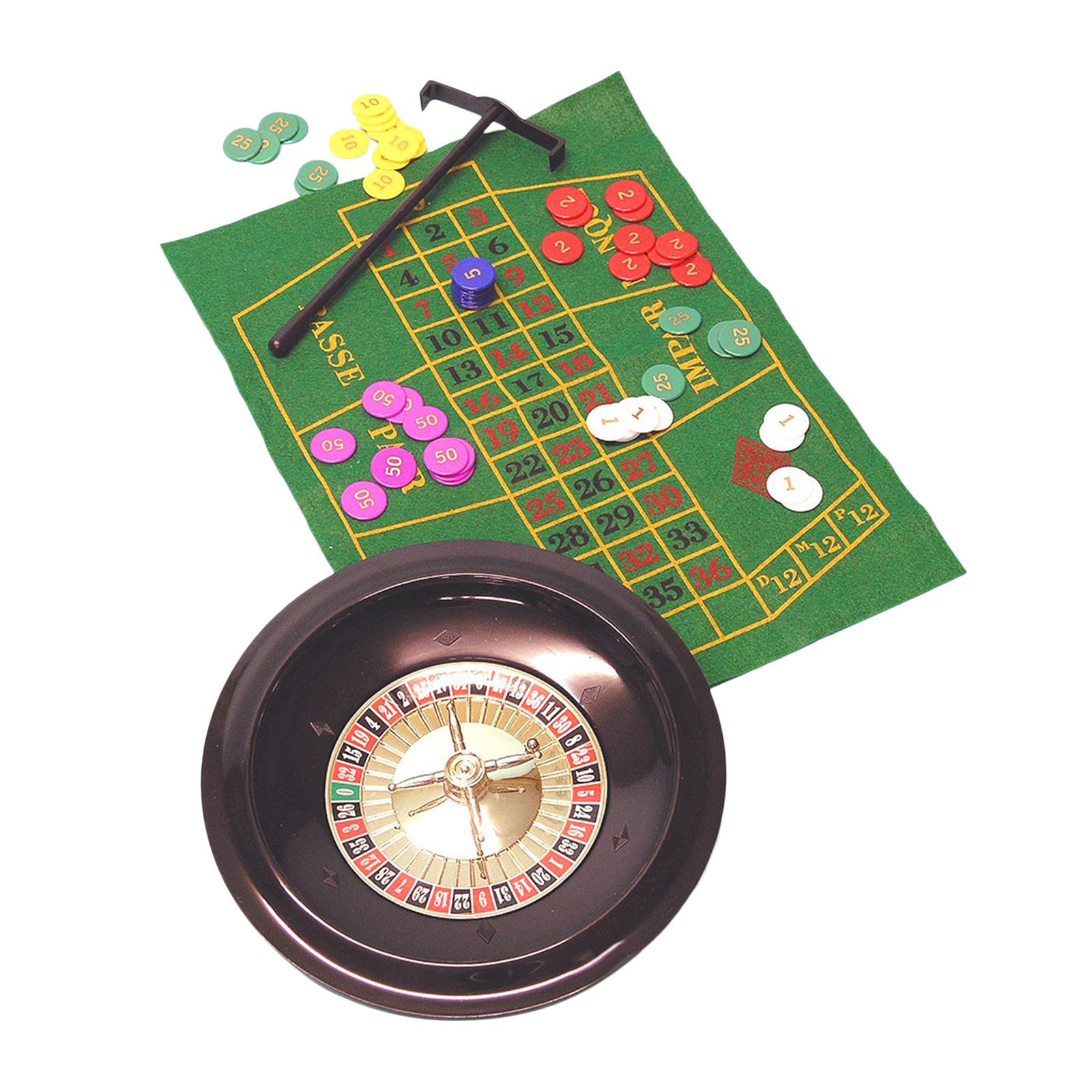 10 Inches Roulette Wheel with  - Board Game With Chips avis et prix