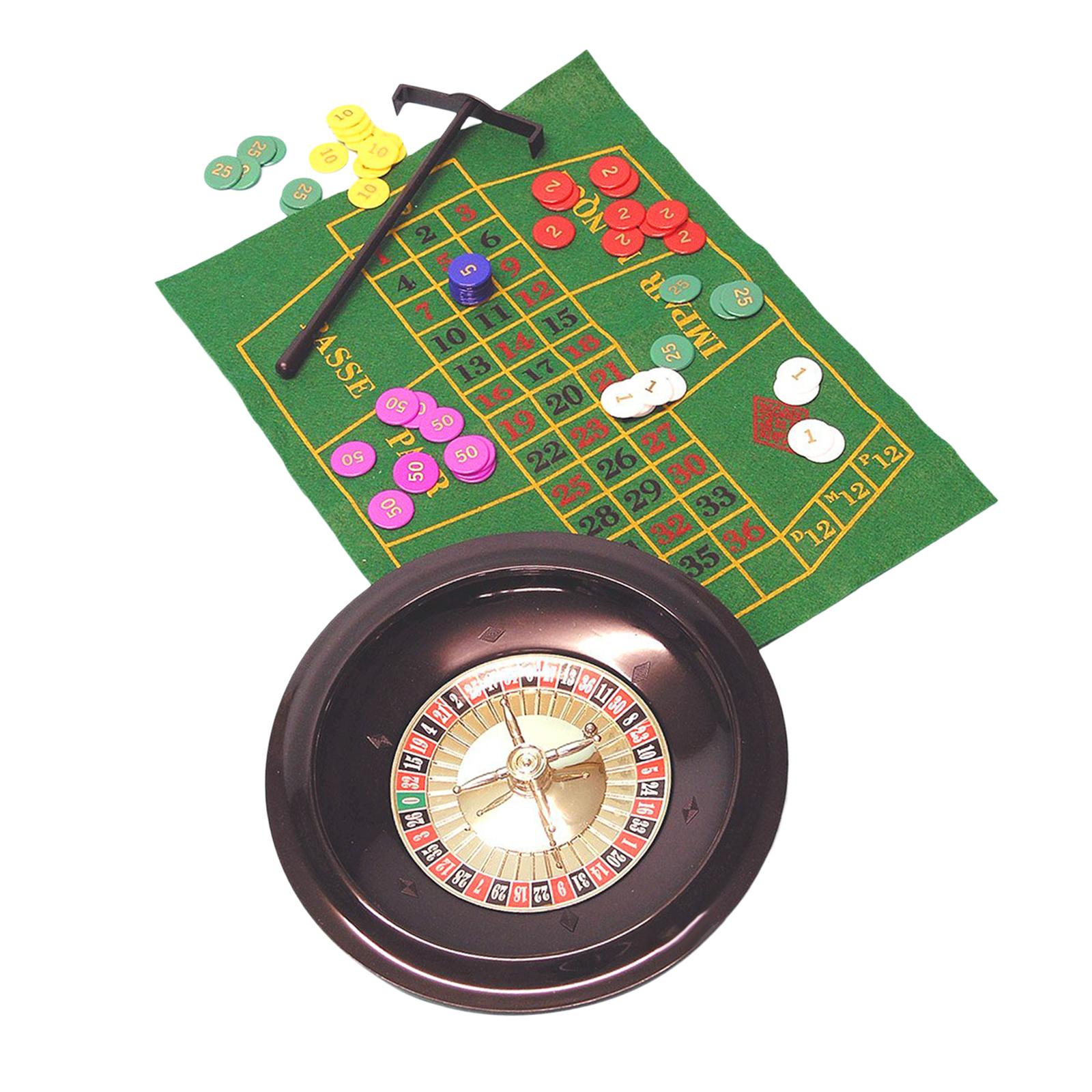 10 Inches Roulette Wheel with  - Board Game With Chips avis et prix