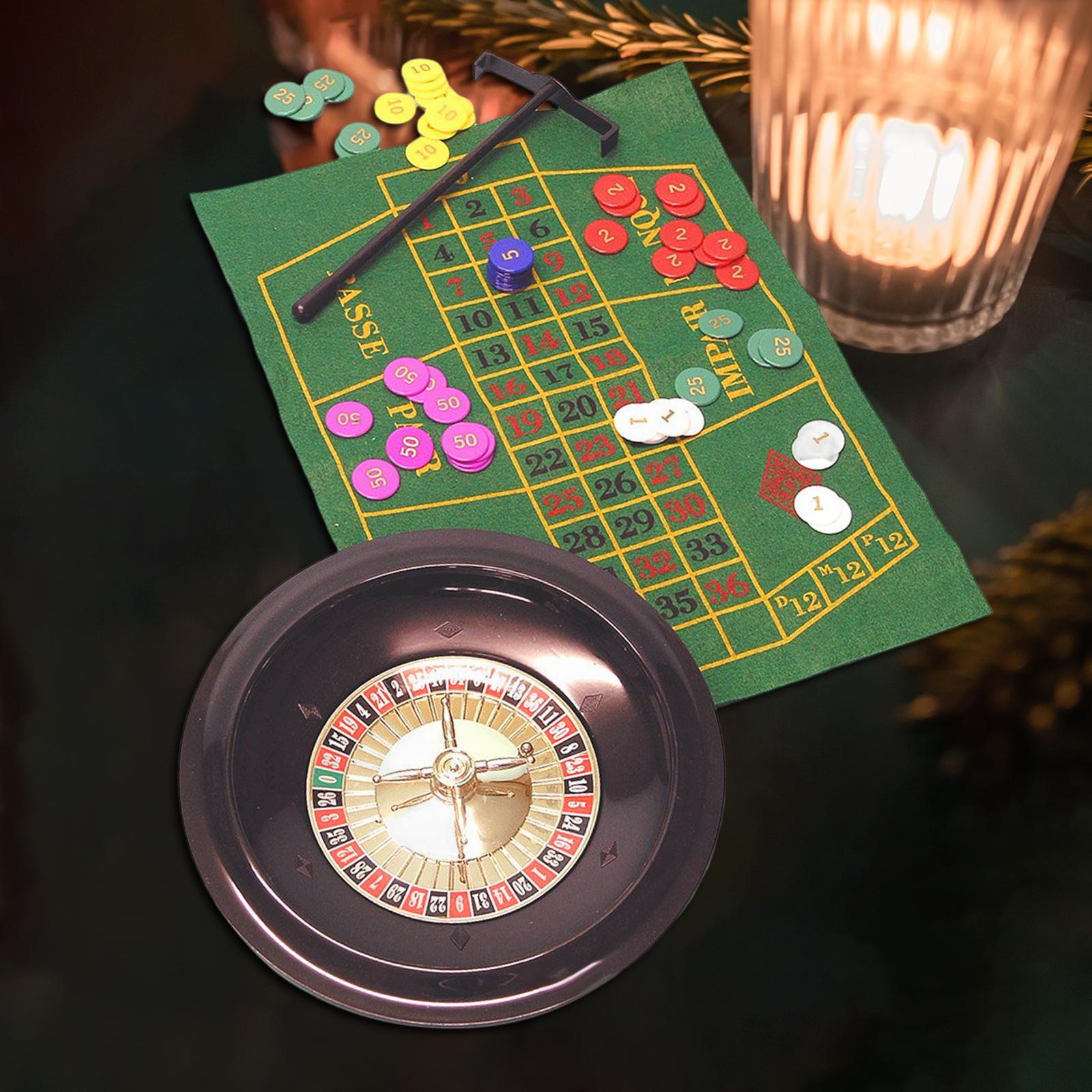 10 Inches Roulette Wheel with  - Board Game With Chips avis et prix