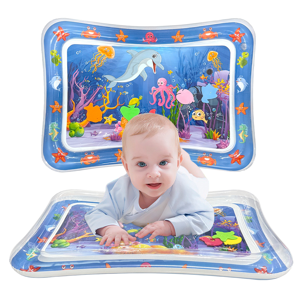 1pc Blue Dolphin Inflatable PV - Play Mat Neoprene avis et prix