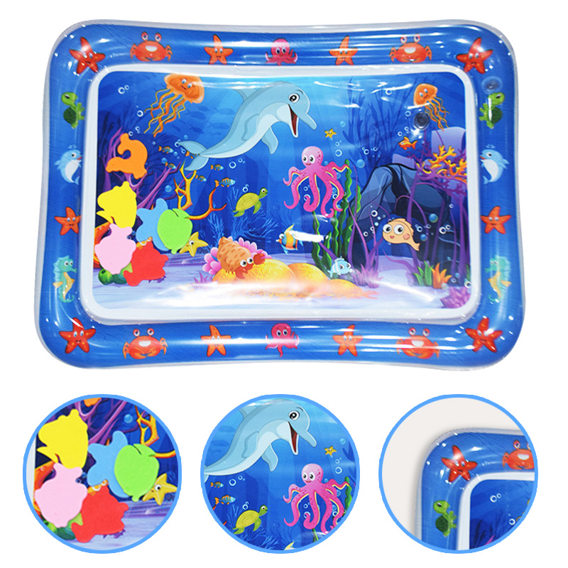 1pc Blue Dolphin Inflatable PV - Play Mat Neoprene avis et prix