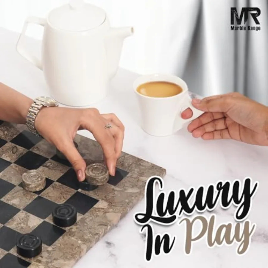 Marble Checkers Board Game for - Board Game For 5 Players avis et prix