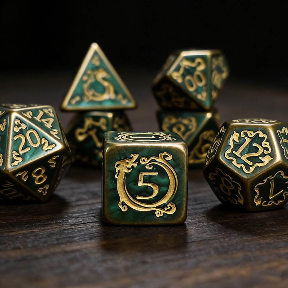 DND Dice 7Pcs/set Dragon Patte - Dice Set Polyhedral avis et prix