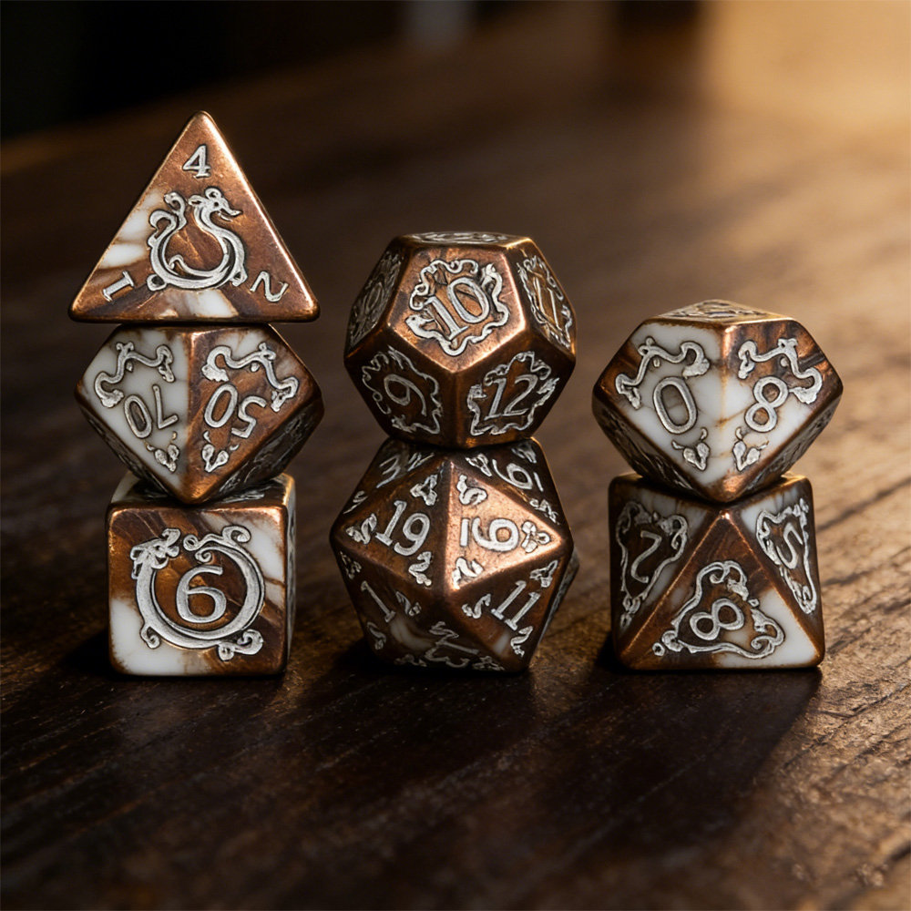 DND Dice 7Pcs/set Dragon Patte - Dice Set Polyhedral avis et prix