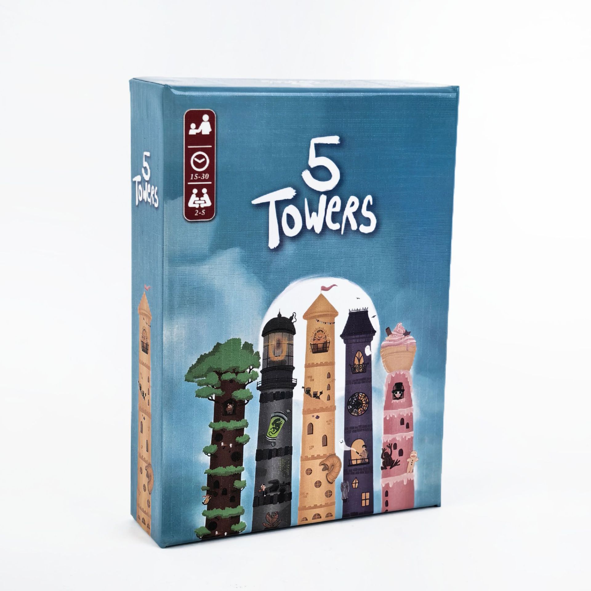 5 Towers Strategy Stacking Tow - Board Game For 5 Players avis et prix