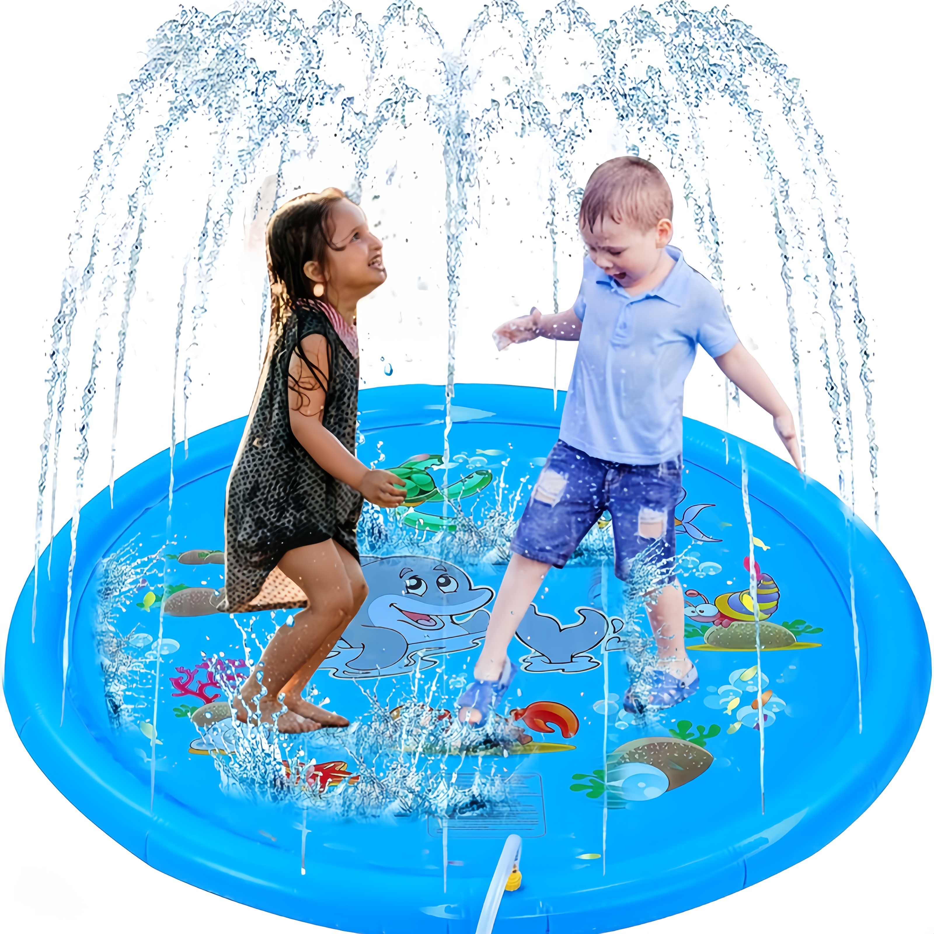 PVC Inflatable Splash Pad Spri - Play Mat Neoprene avis et prix