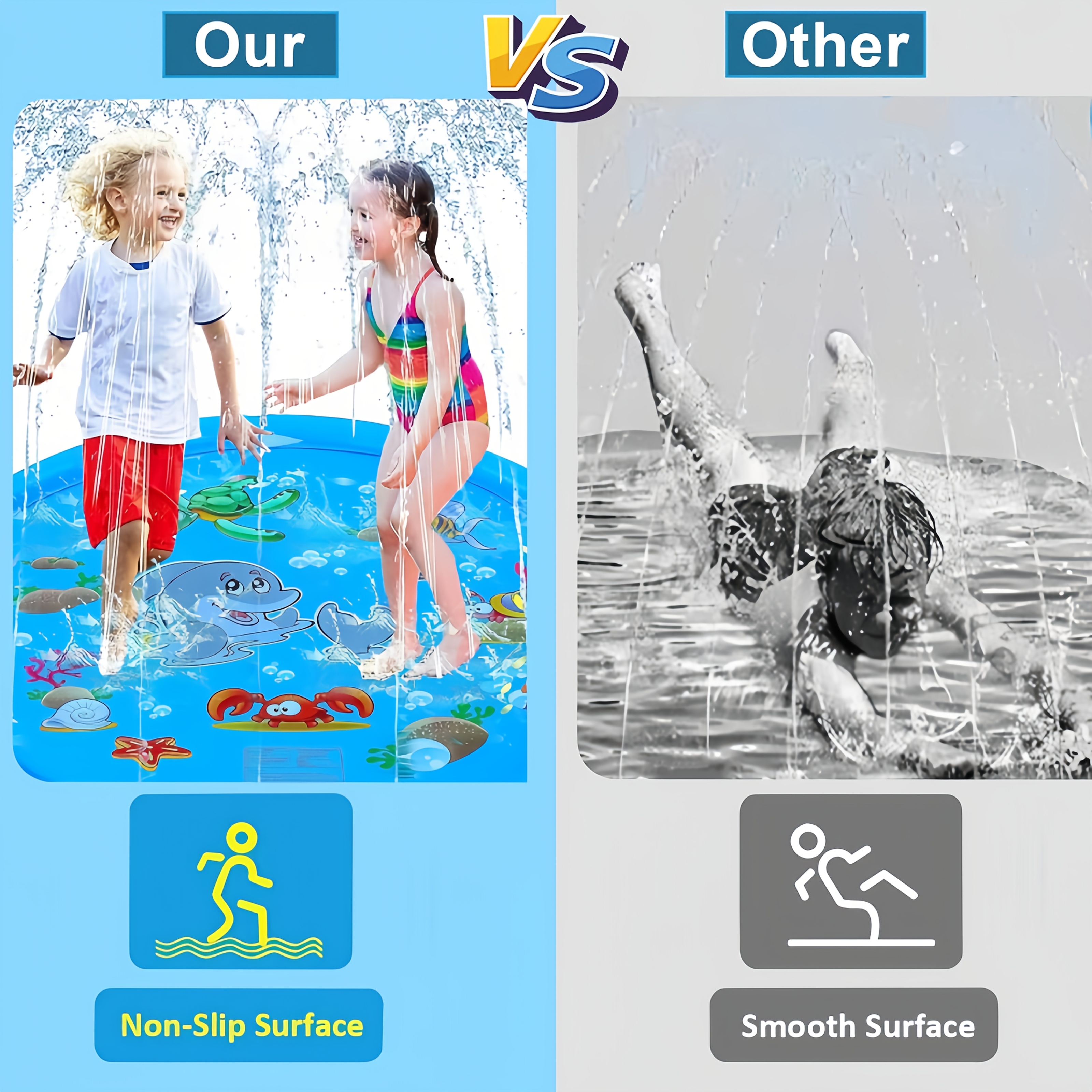 PVC Inflatable Splash Pad Spri - Play Mat Neoprene avis et prix