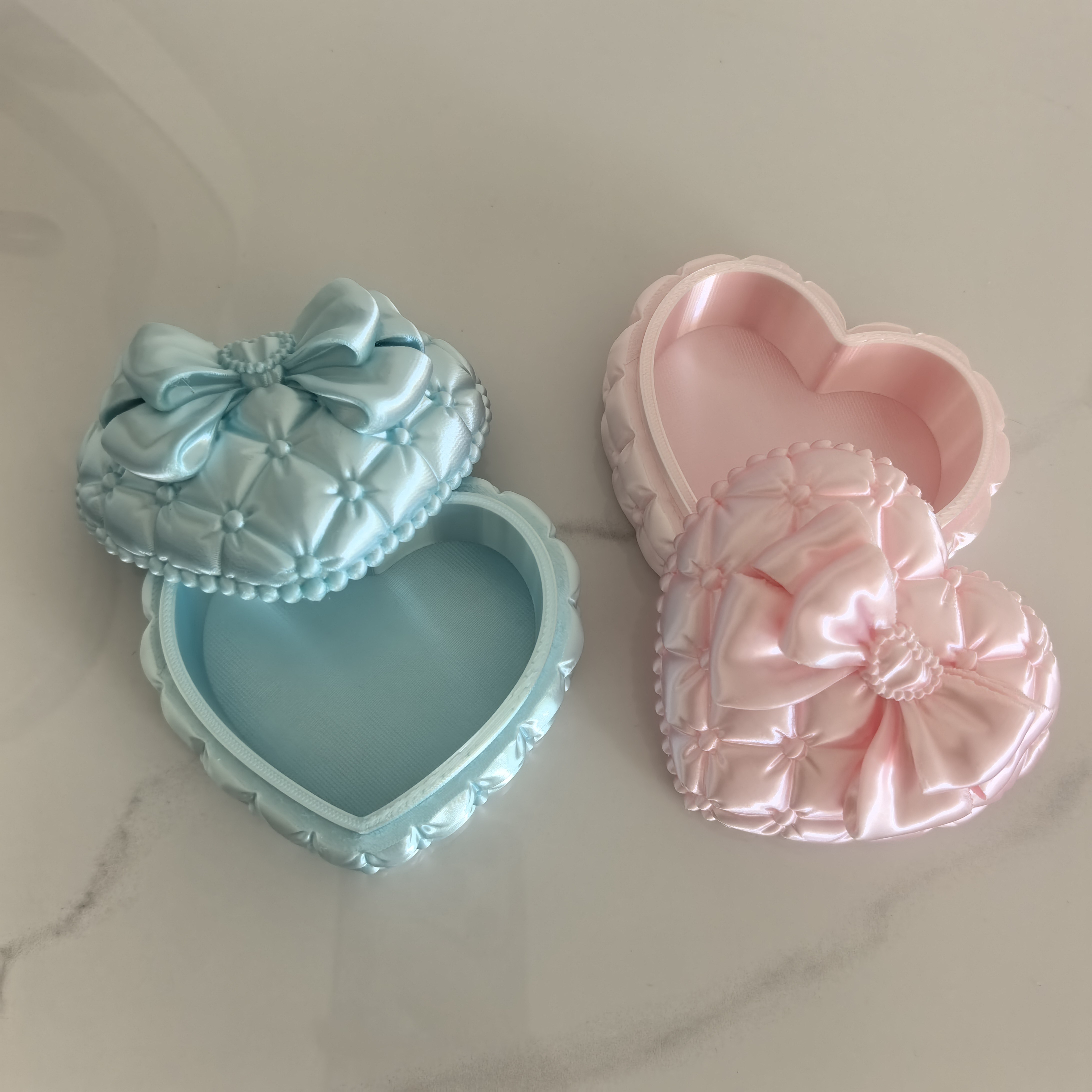 Silk Heart-Shaped Jewelry Box  - Token Tray Organizer avis et prix