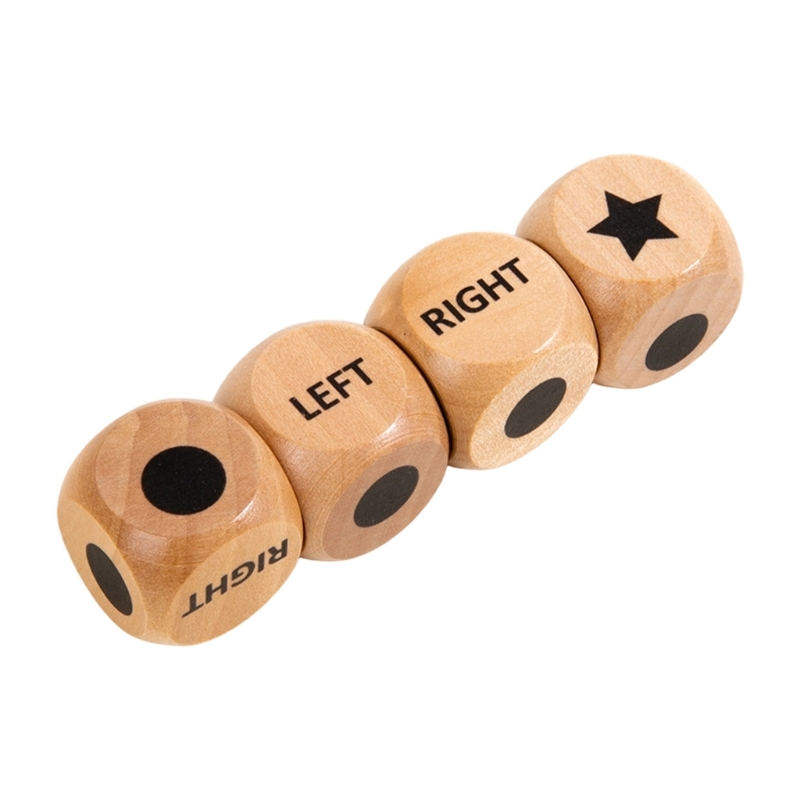 4Pcs Left Right Center Game Di - Board Game Store avis et prix