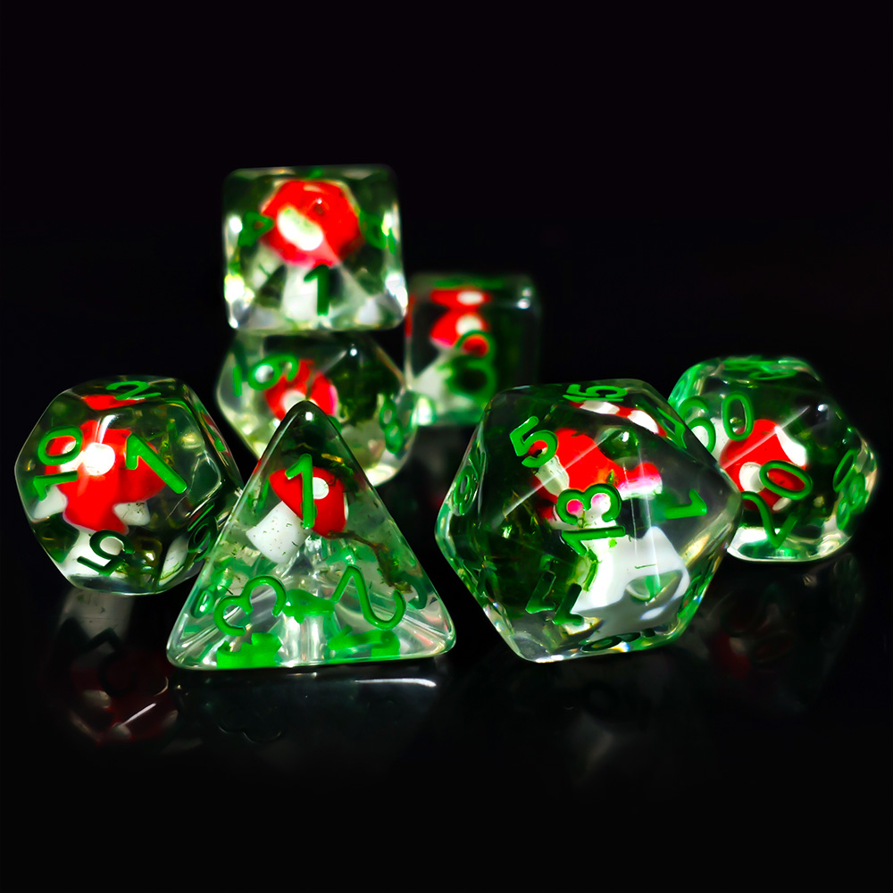 7Pcs/Set DND Dice Transparent  - Dice Set Polyhedral avis et prix