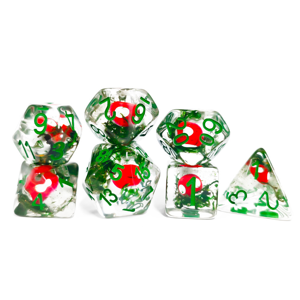 7Pcs/Set DND Dice Transparent  - Dice Set Polyhedral avis et prix