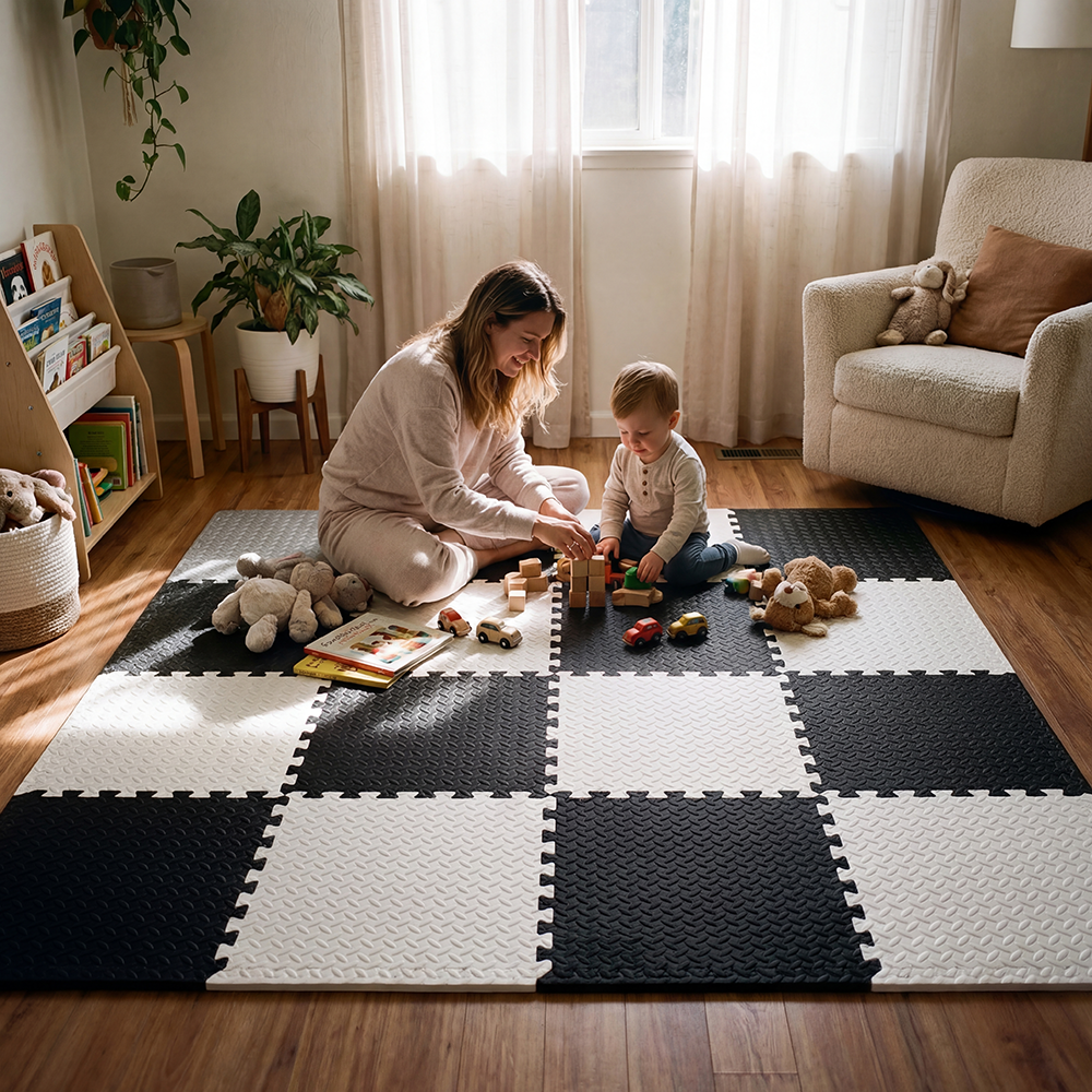 8Pcs/16Pcs 30x30x1cm Baby Puzz - Play Mat Neoprene avis et prix