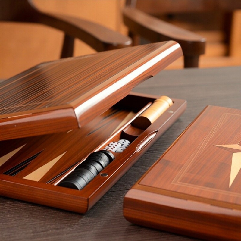 Solid Wood Backgammon 11-19 In - Board Game Yearbook avis et prix