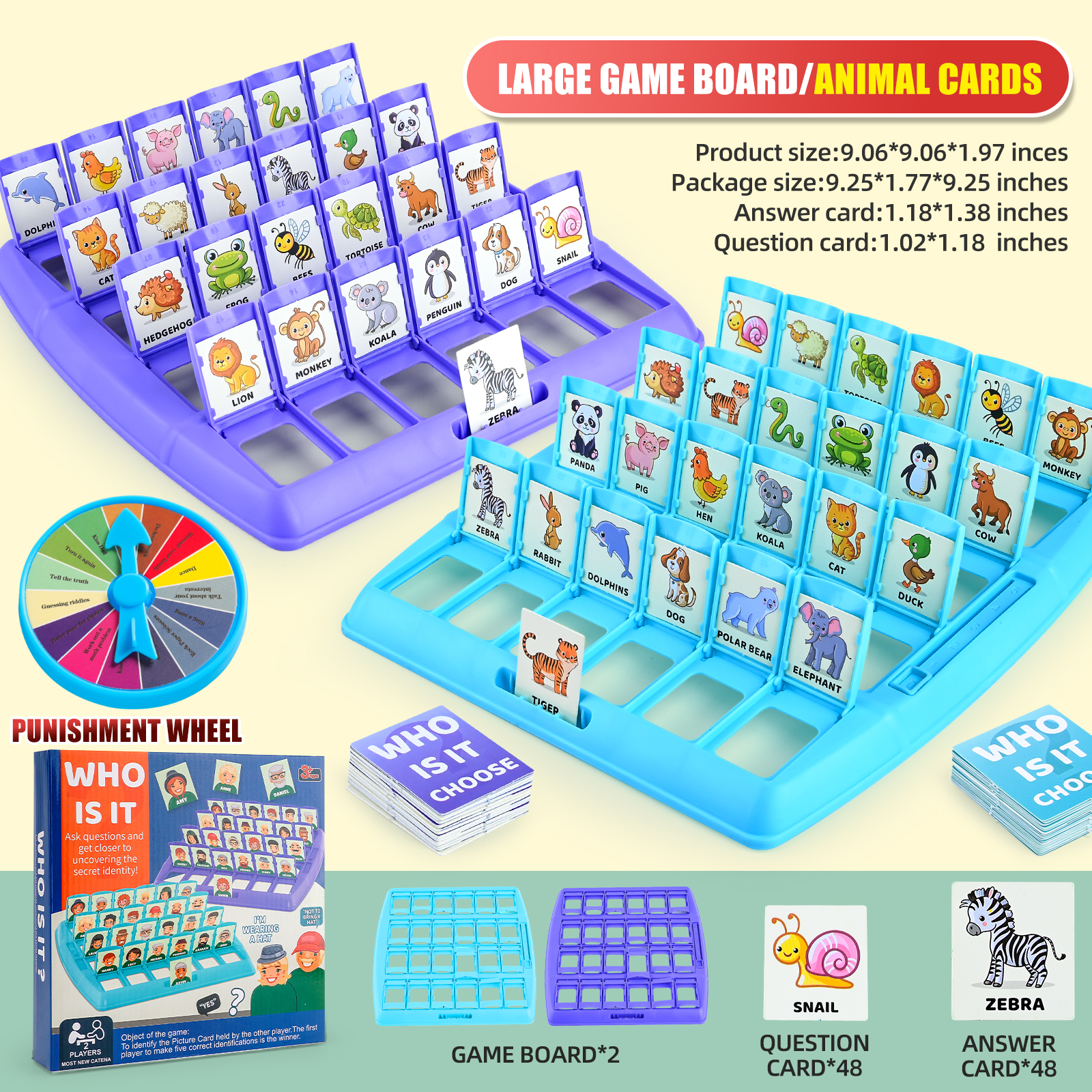 Guess Who I Am, Children'S Puz - Board Game With Chips avis et prix