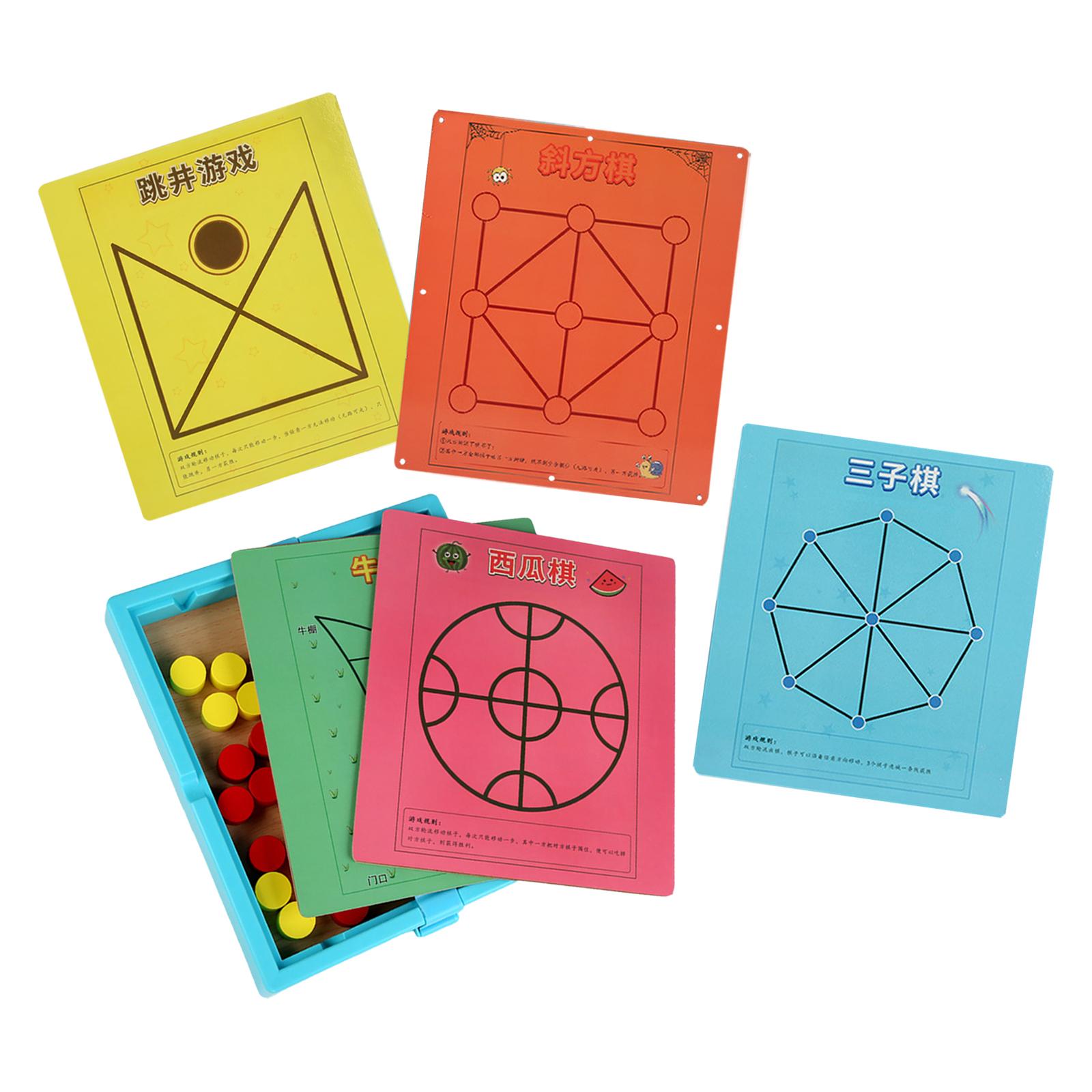 Portable 5 in 1 Board Game Tea - Board Game For 5 Players avis et prix