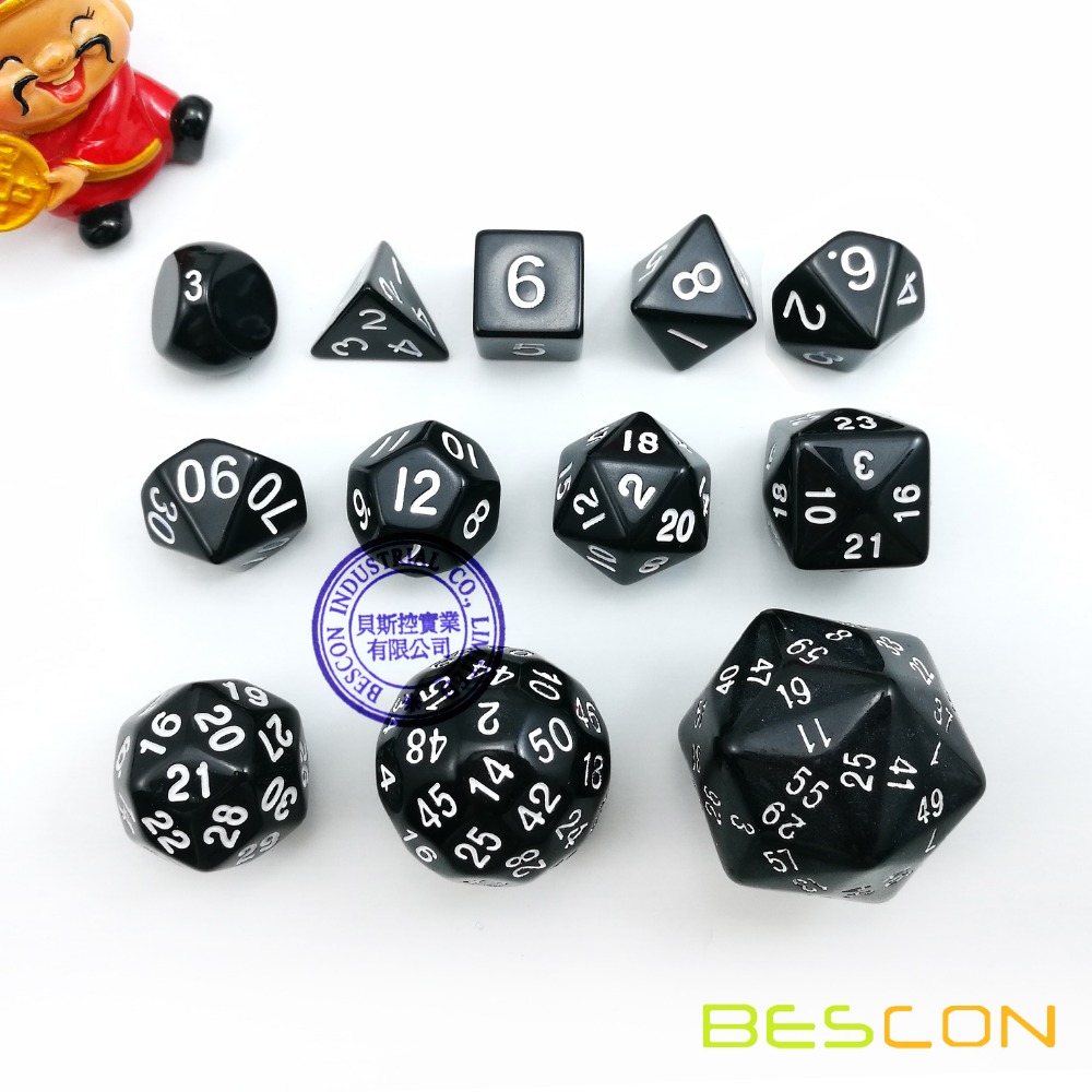 12pcs Polyhedral Dice Set D3-D - Dice Set Polyhedral avis et prix