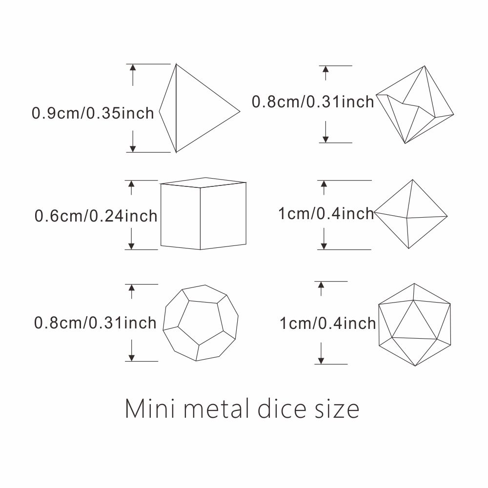 7pcs Set Metal Mini Archaized  - Board Game Enthusiast avis et prix