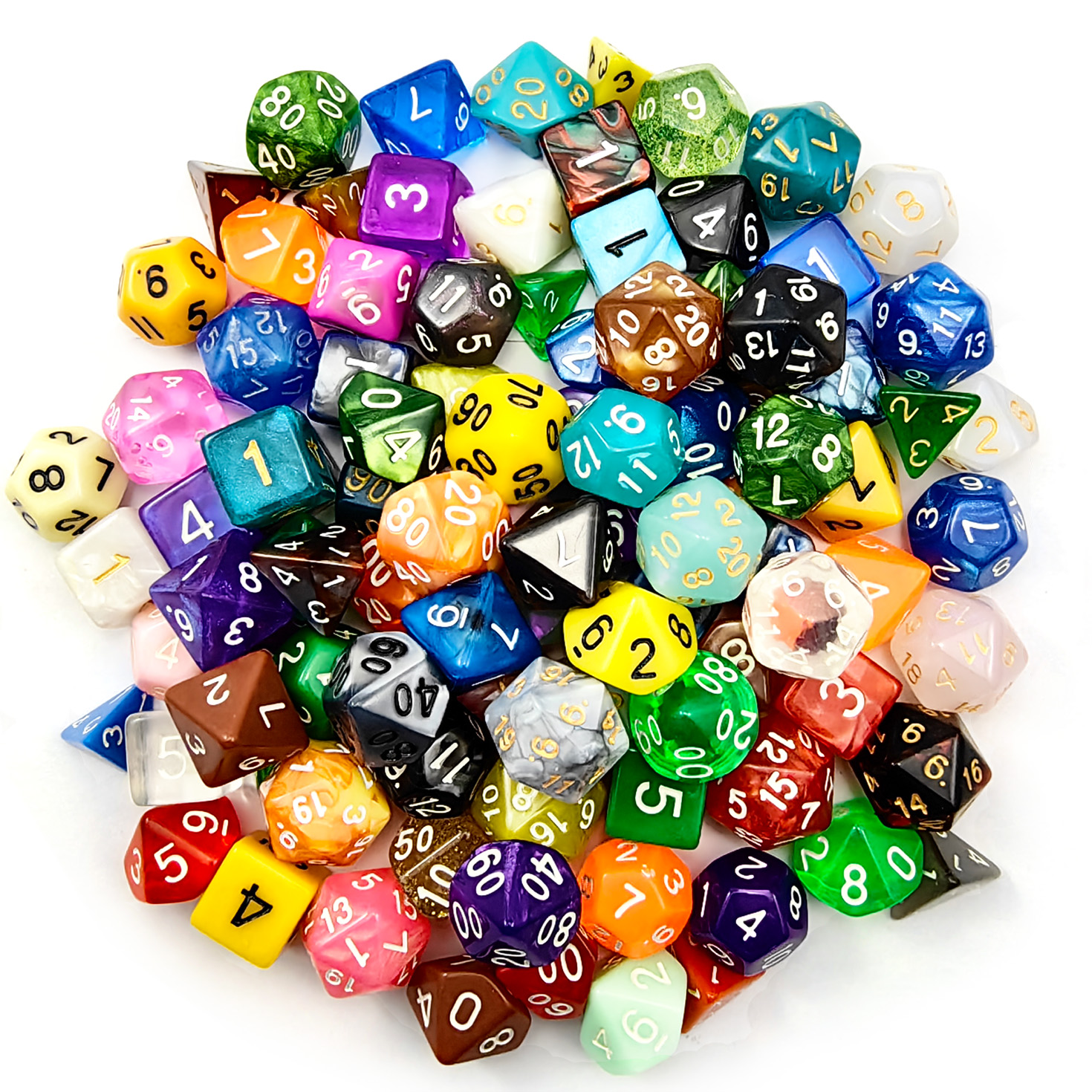 Bescon 100pcs Big Set of Rando - Dice Set Polyhedral avis et prix