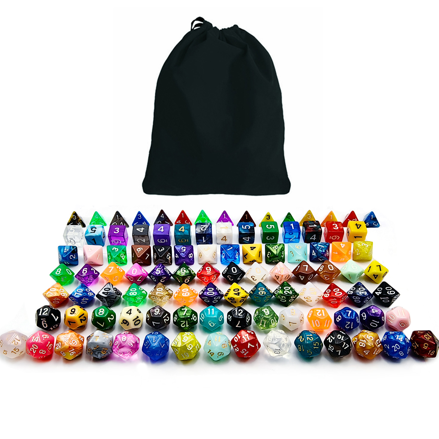 Bescon 100pcs Big Set of Rando - Dice Set Polyhedral avis et prix