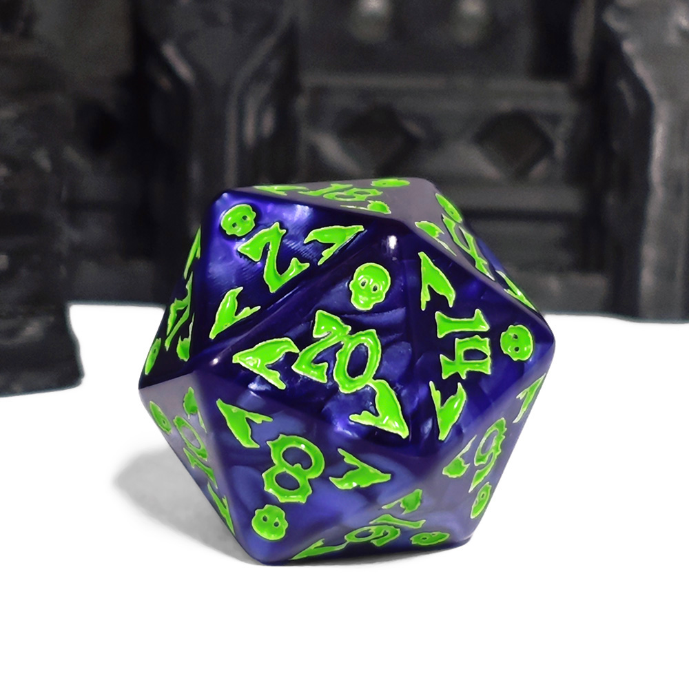 Cthulhu Dark Blue & Neon Green - Dice Set Polyhedral avis et prix