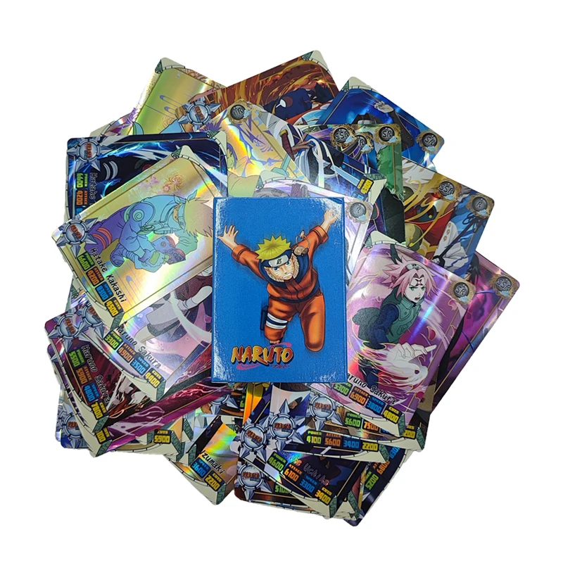 50pcs Naruto English Cards Fla - Board Game Naruto avis et prix