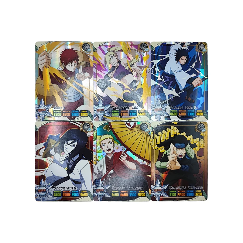 50pcs Naruto English Cards Fla - Board Game Naruto avis et prix
