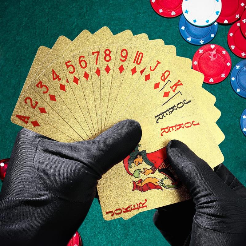 New 24K Gold Playing Cards Pla - Board Game Yearbook avis et prix