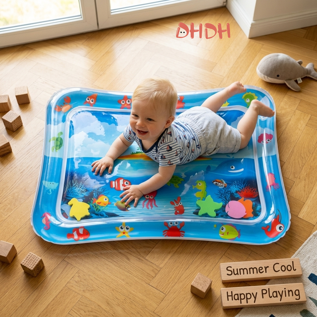 Baby Inflatable Water Play Mat - Play Mat Neoprene avis et prix