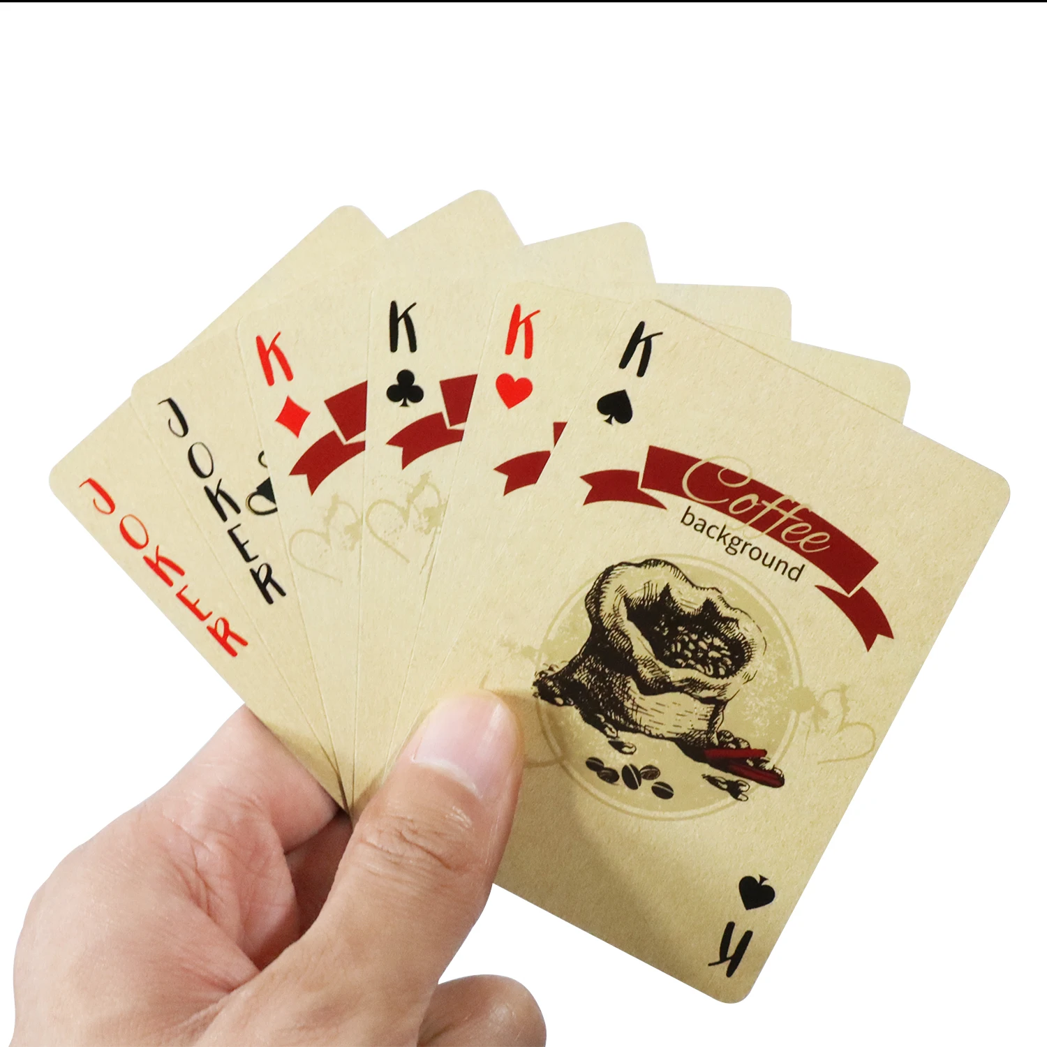 Coffee Paper Playing Cards Vin - Board Game Yearbook avis et prix