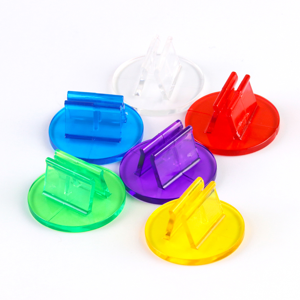 50pcs Card Holder Translucent  - Board Game With Chips avis et prix