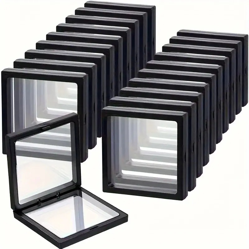 20Pcs Clearview 3D Floating Di - Token Tray Organizer avis et prix