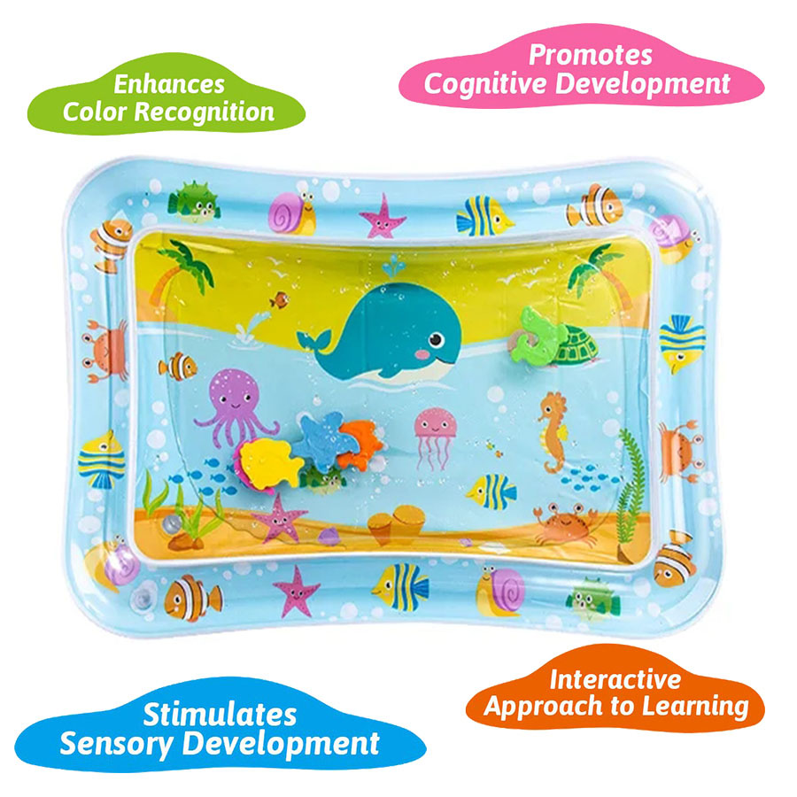 Baby Water Play Mat Inflatable - Play Mat Neoprene avis et prix