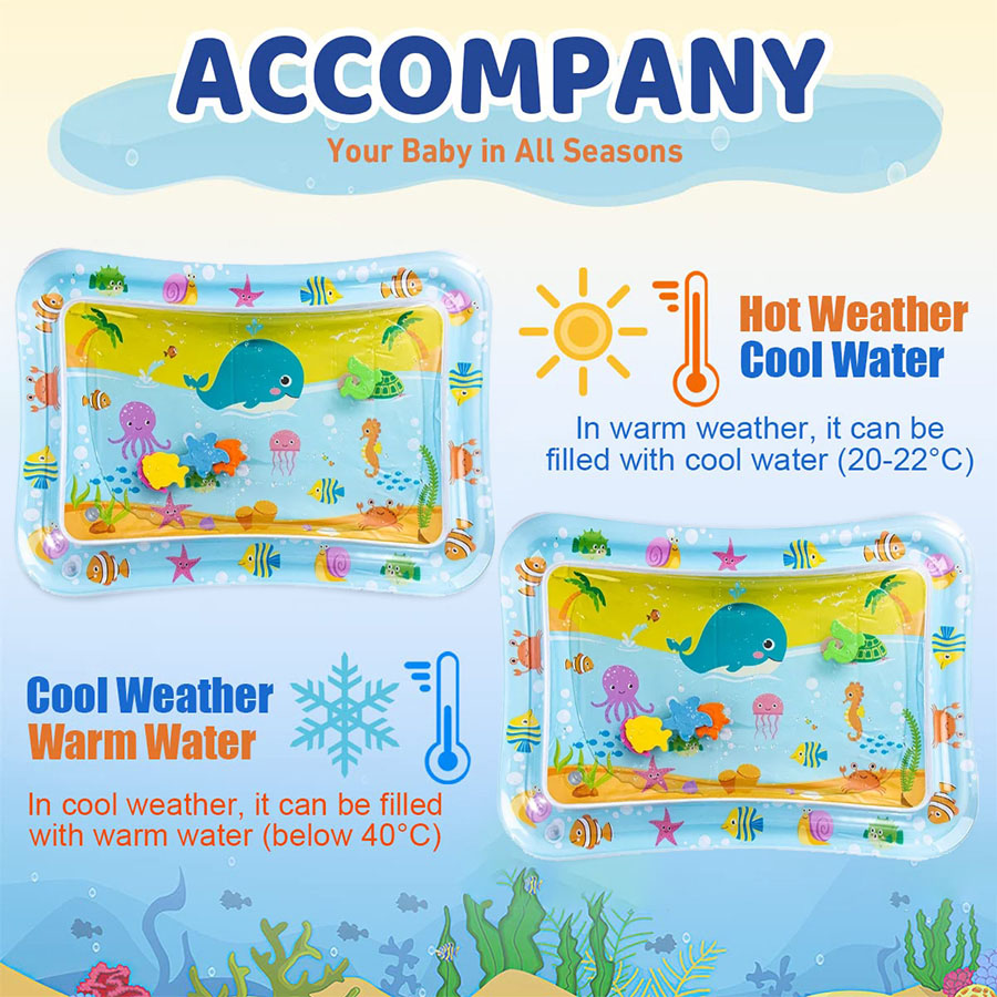 Baby Water Play Mat Inflatable - Play Mat Neoprene avis et prix