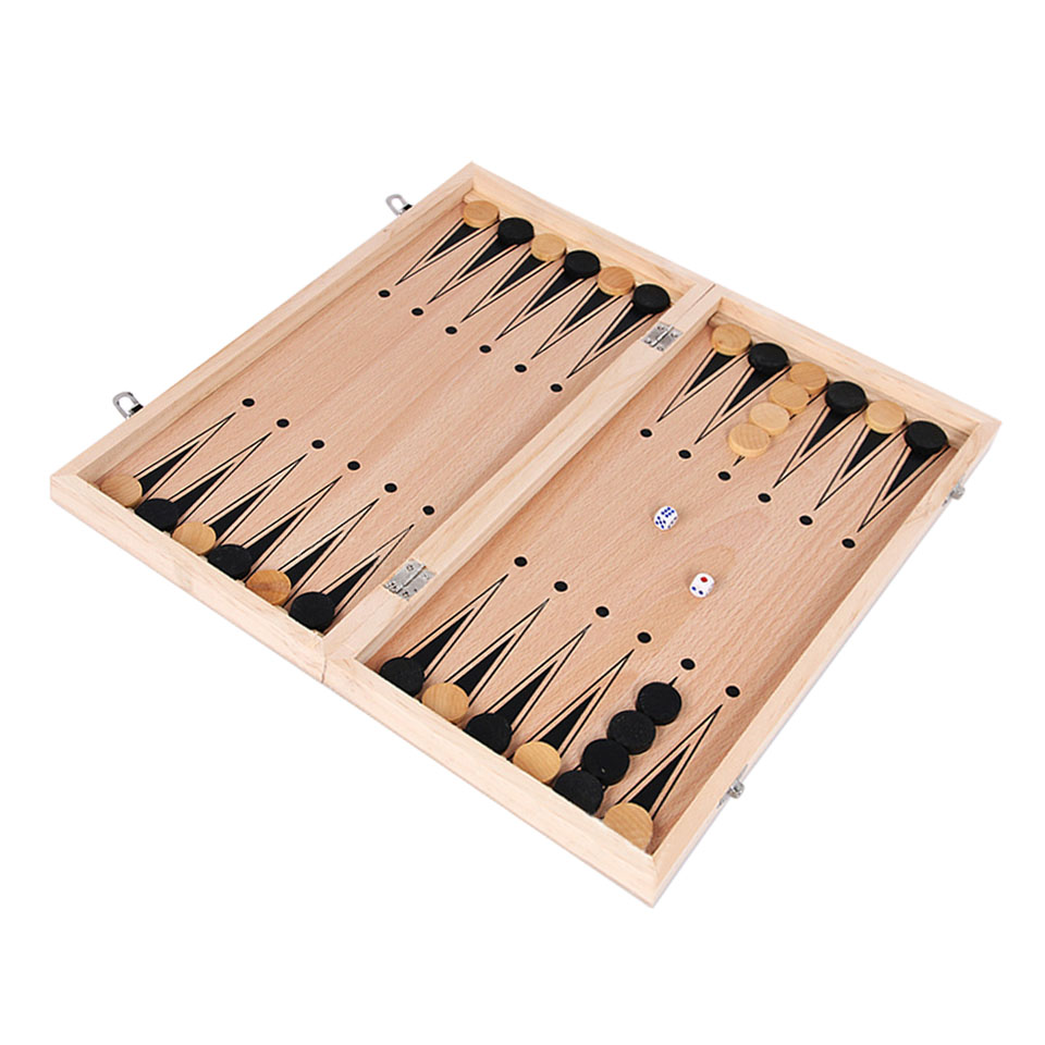 3 in 1 Wooden Chess Backgammon - Board Game Yearbook avis et prix
