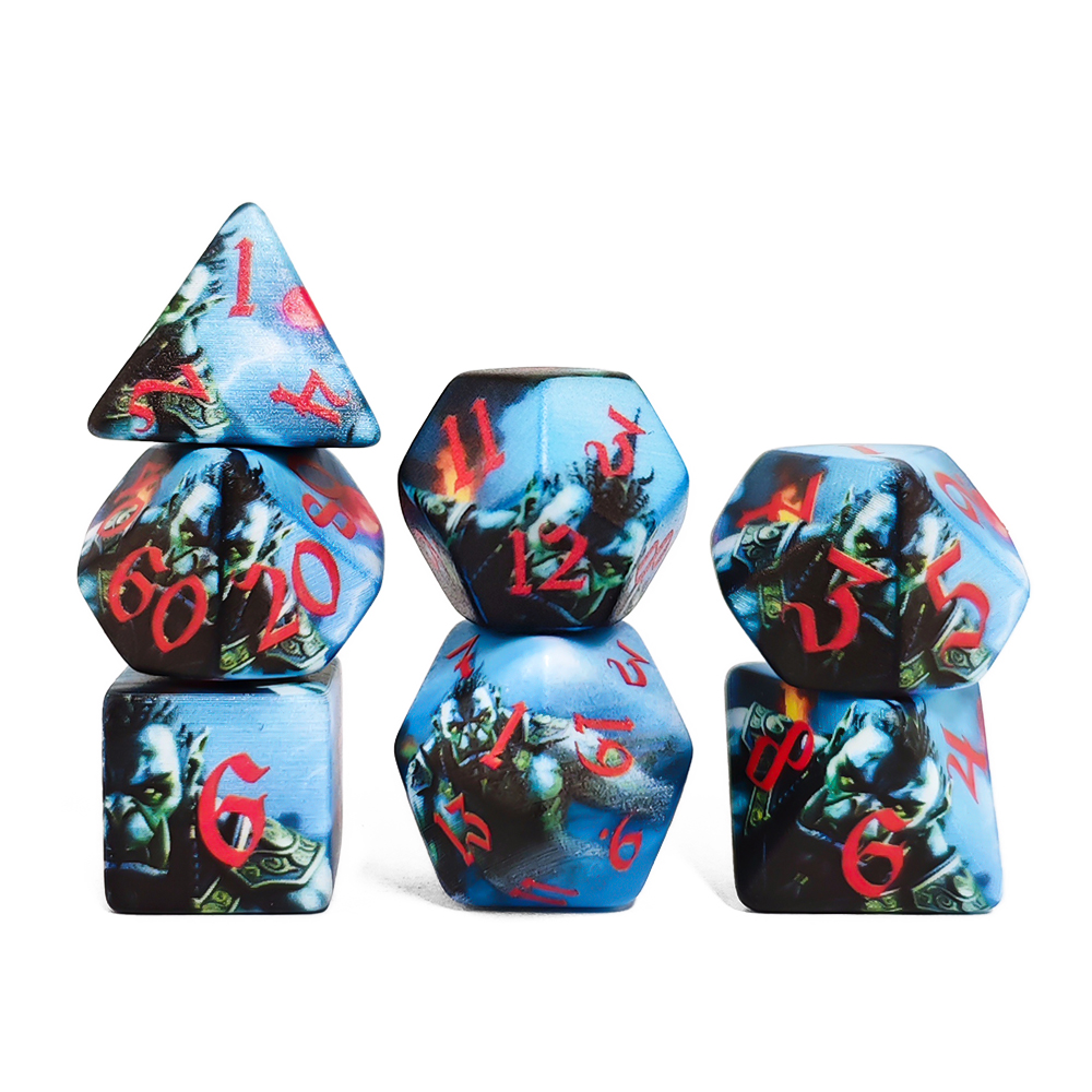 Orc Warrior Polyhedral 7-Piece - Dice Set Polyhedral avis et prix
