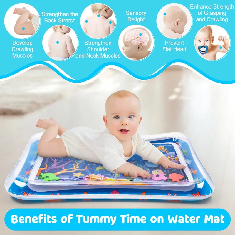 Baby Water Play Mat Inflatable - Play Mat Neoprene avis et prix