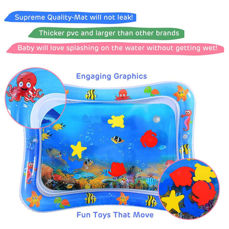 Baby Water Play Mat Inflatable - Play Mat Neoprene avis et prix