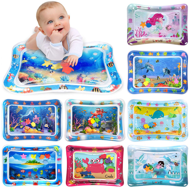 Inflatable Tummy Time Baby Pla - Play Mat Neoprene avis et prix