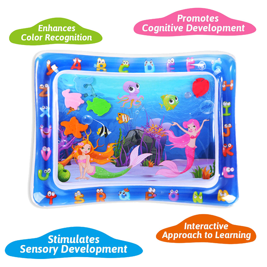 Baby Water Play Mat Inflatable - Play Mat Neoprene avis et prix