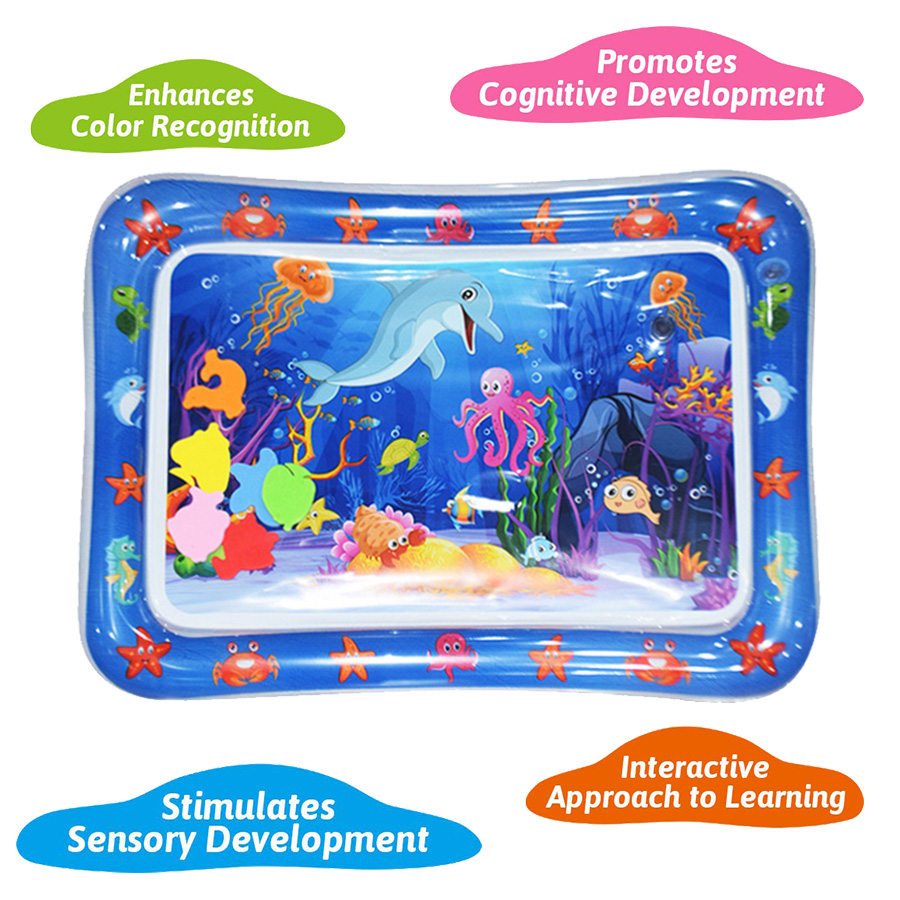 Baby Water Play Mat Inflatable - Play Mat Neoprene avis et prix