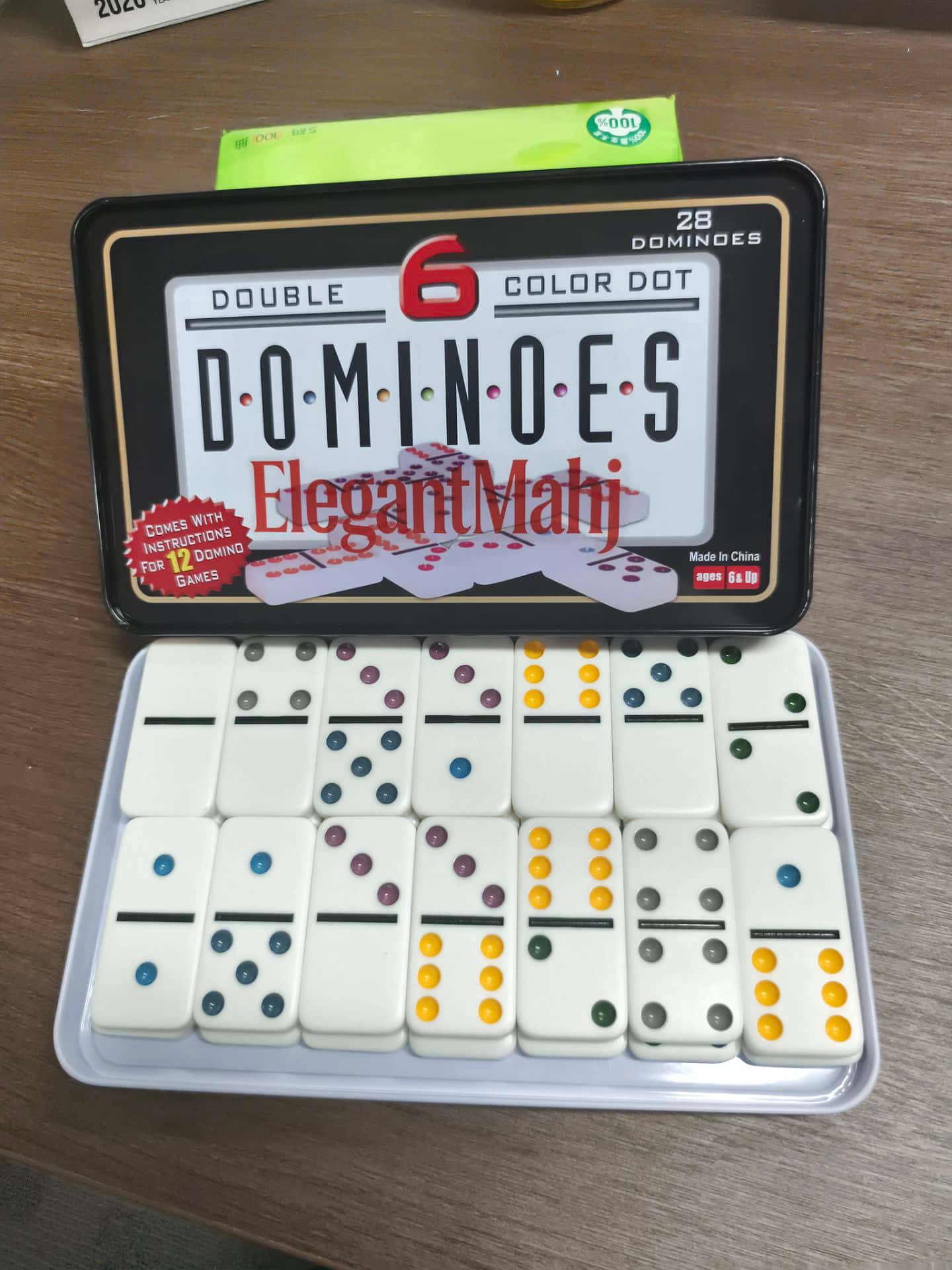 ElegantMahj Double Six Dominoe - Board Game Family avis et prix