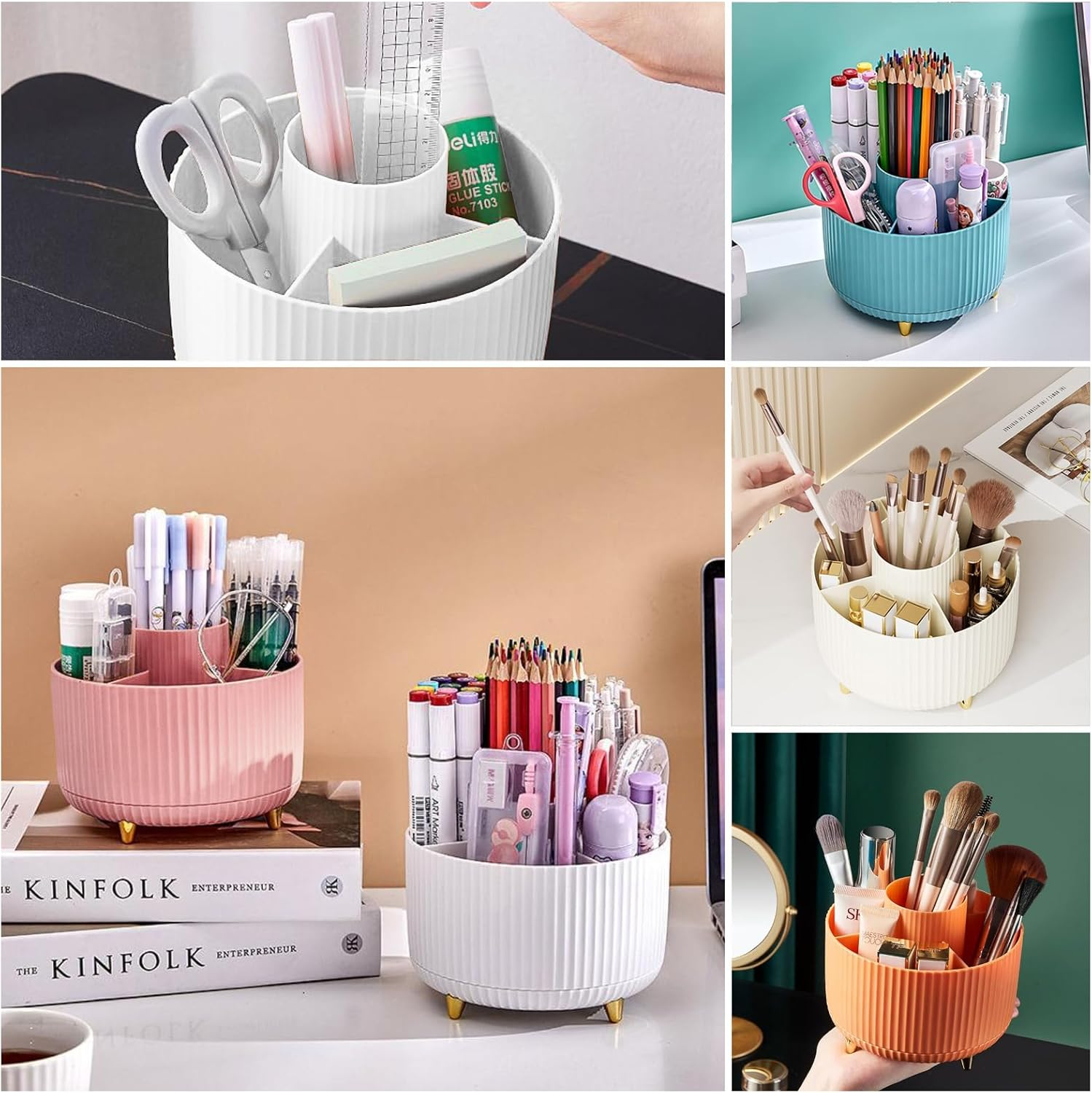 360° Rotating Makeup Tool Stor - Token Tray Organizer avis et prix