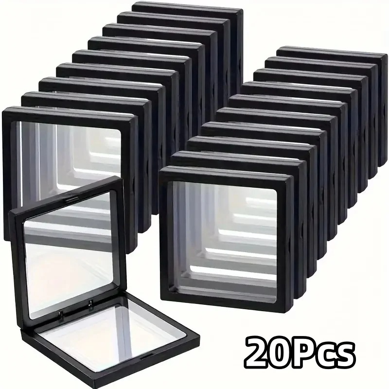 20Pcs Clearview 3D Floating Di - Token Tray Organizer avis et prix